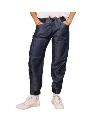 Pantalon fluide Bleu Celine Denim Mauricia 1