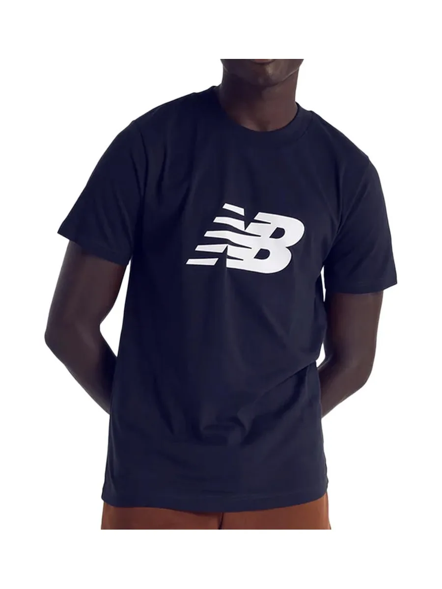T-shirt Marine Homme New Balance Sport 2