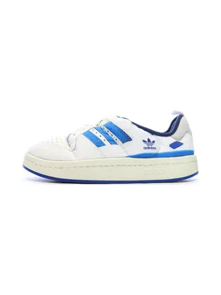 Baskets Blanches/Bleu Homme Adidas Puffylette 1