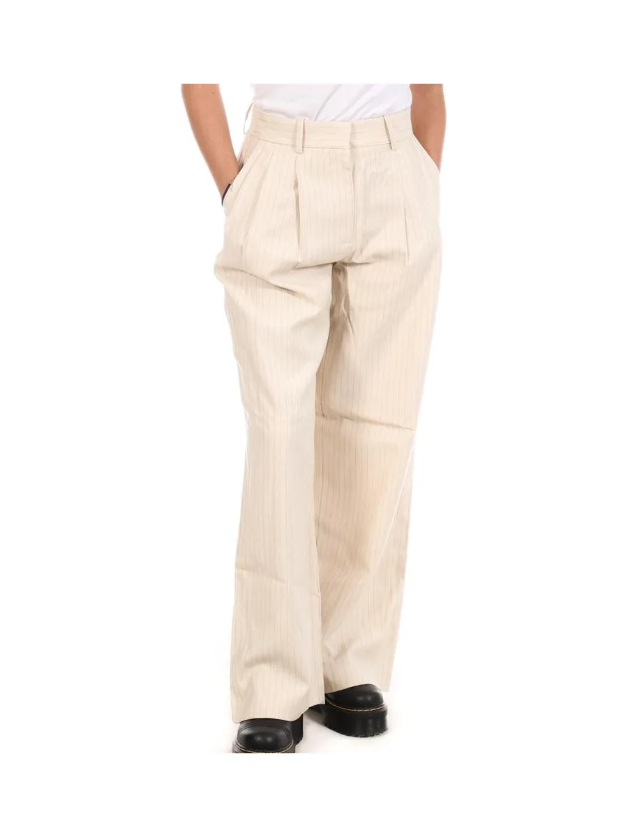 Pantalon Fluide Beige Femme Vero Moda Kendal 2