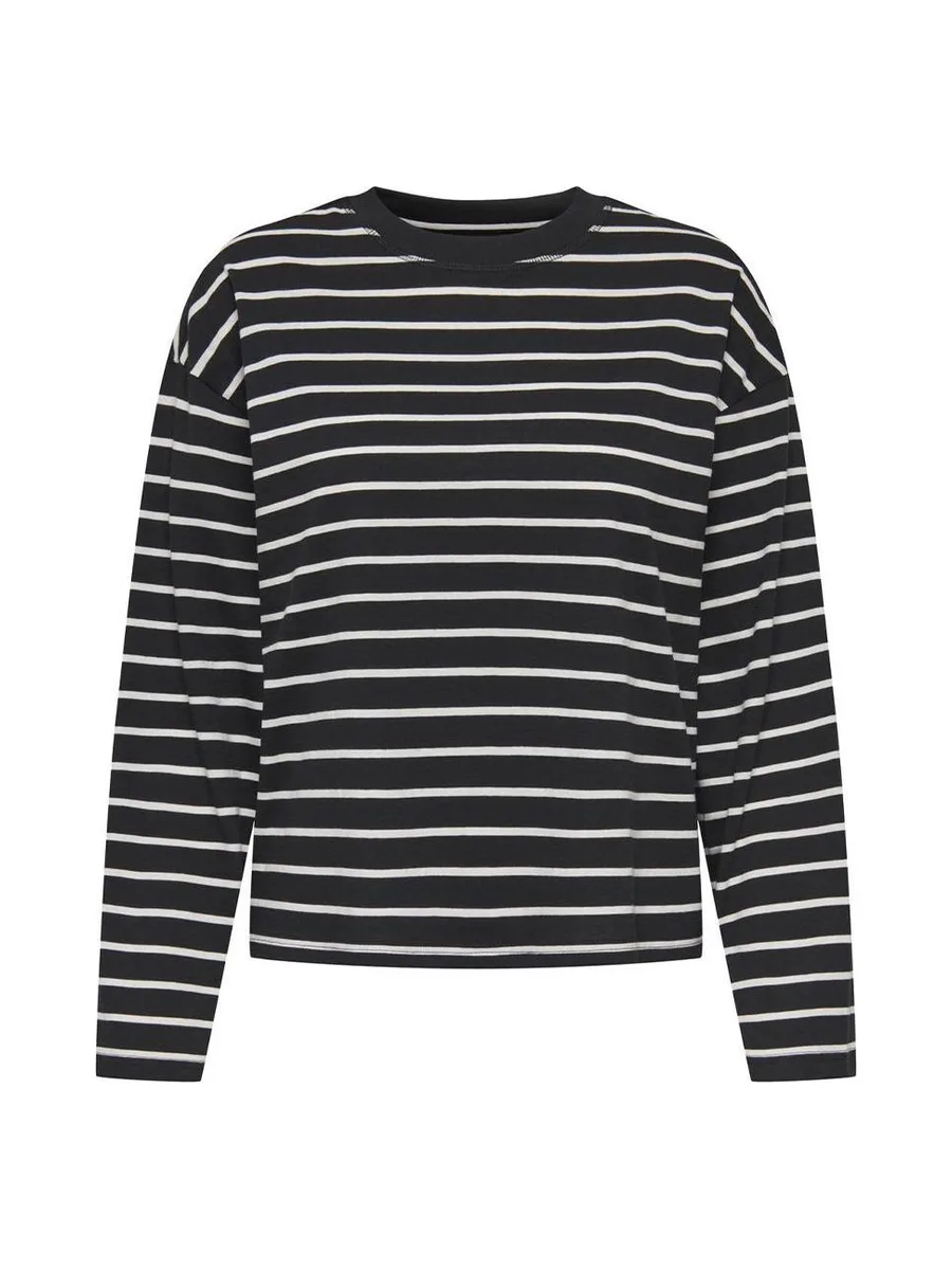 T-Shirt Manches Longues Noir Femme Only Happy 2