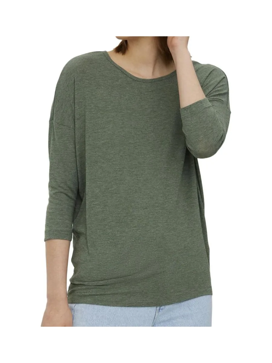 T-Shirt Vert Femme Vero Moda Carla 2