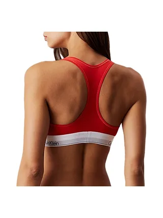 Brassière Rouge Femme Calvin Klein Jeans Unlined 0000F3785E 2