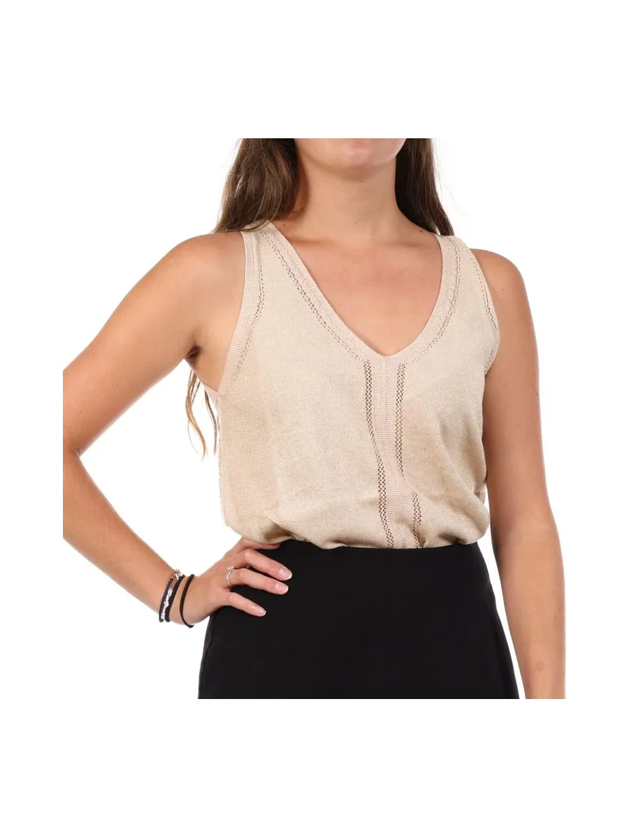 Débardeur Beige Femme Freeman t. porter daria Daria 2