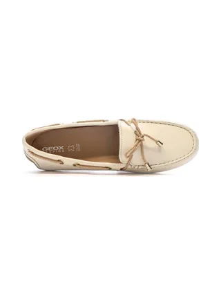 Mocassins Beige Femme Geox Leelyan 4