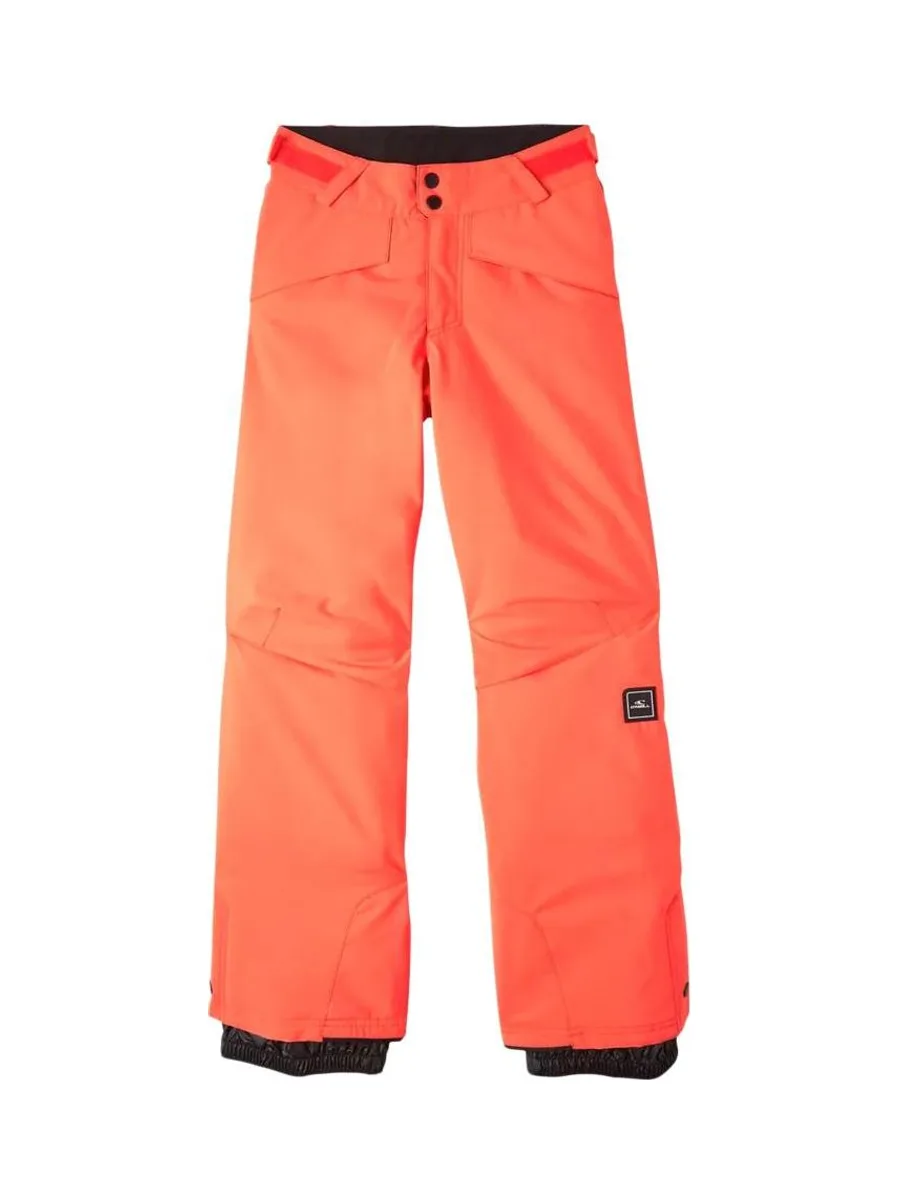 Pantalon de ski Orange Fluo Garçon O'Neill Hammer Pants 2