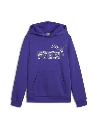 Sweat à Capuche Violet Garçon Puma Ess+ Camo 1