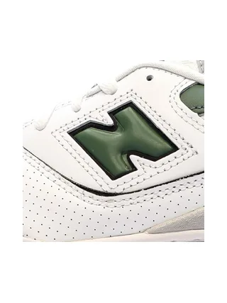 Baskets Blanc/Vert Homme New Balance 550 7