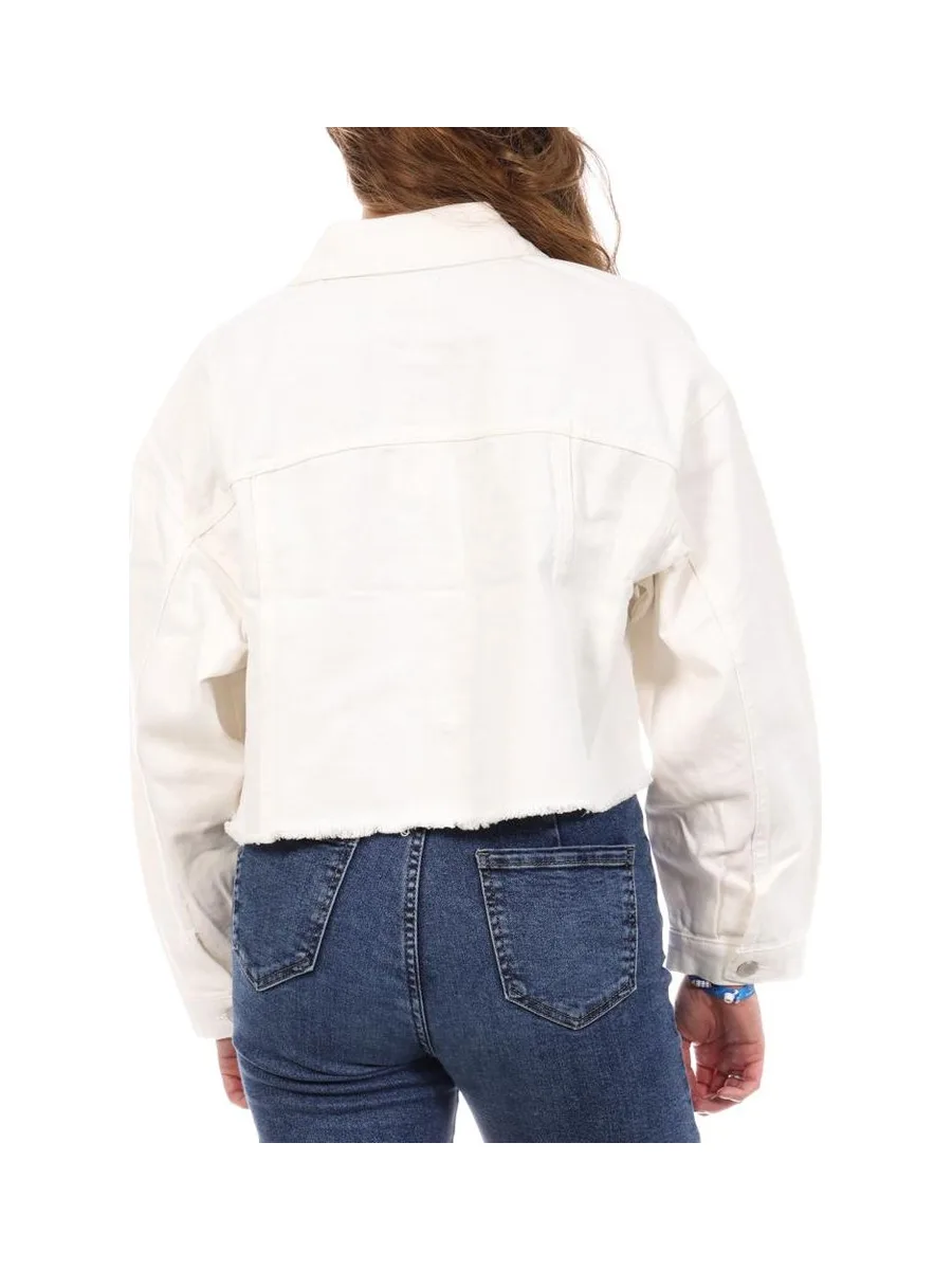 Veste en Jean Blanc Femme Jennyfer VROPY 3