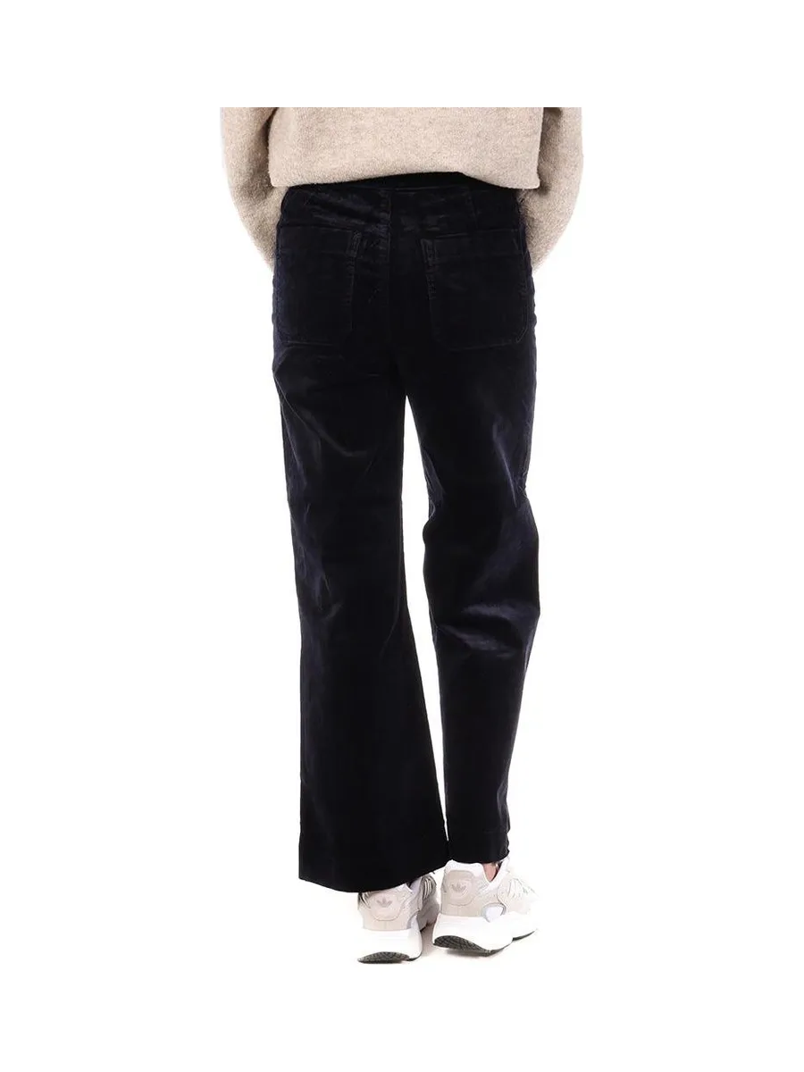Pantalon en Velours Marine Femme Oraije Victorine 3