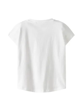 T-Shirt Blanc Fille Name it Capsl 2