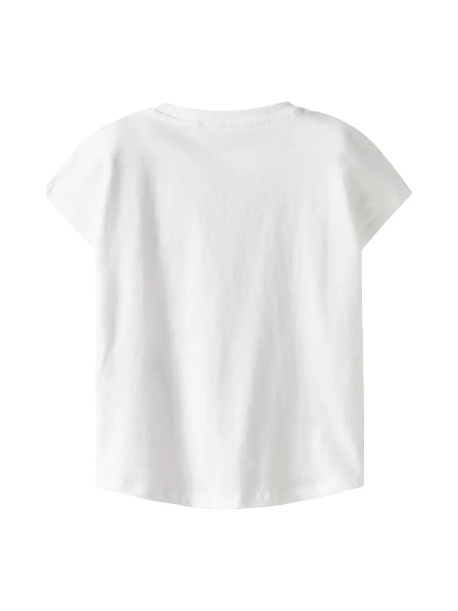 T-Shirt Blanc Fille Name it Capsl 2