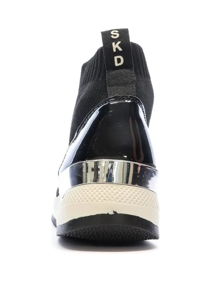Baskets Noires Femme Eskandalo & Kaos Ankle 4