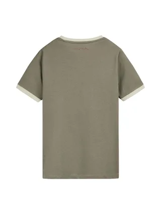 T-shirt Kaki/Beige Garçon Teddy Smith 61007493D 2