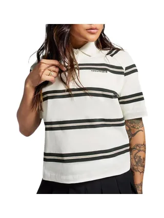 Polo Beige/Noir Femme Converse Marquis 1