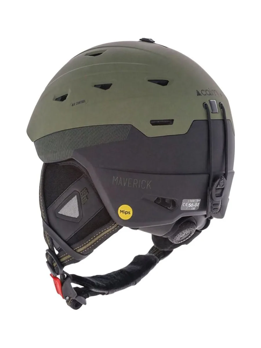 Casque de Ski Kaki Mixte Cairn Maverick Mips 3