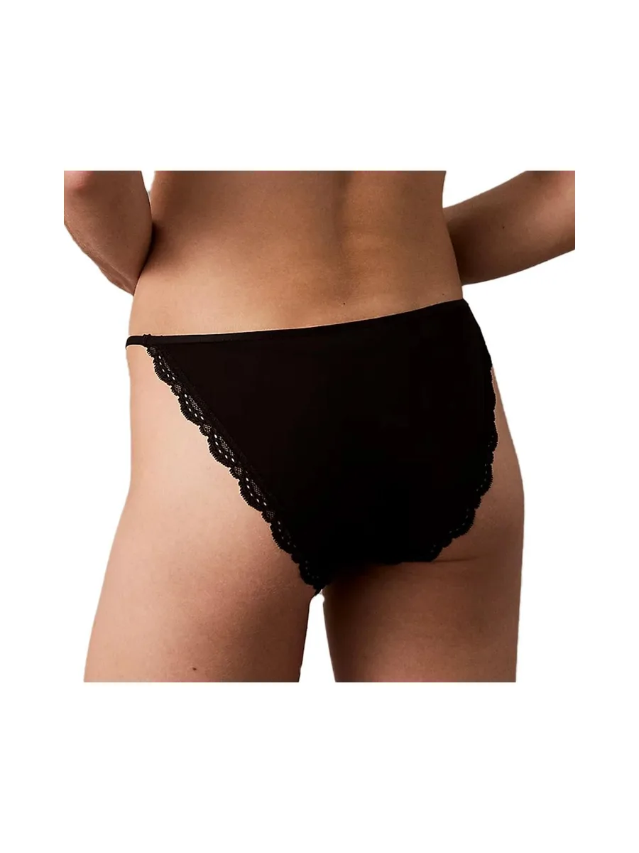 Culotte Noires Femme Calvin Klein Jeans String Bikini 3