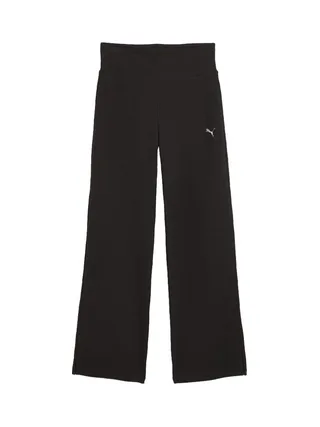 Pantalon Large Noir Femme Puma Elevated 1
