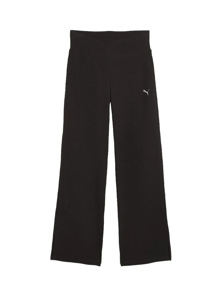 Pantalon Large Noir Femme Puma Elevated 2
