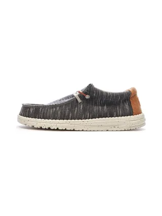 Chaussures Grises Chiné Homme Hey Dude Wally Jersey 1