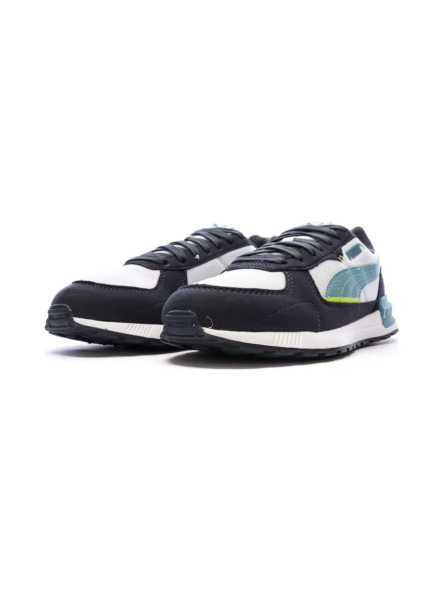Baskets Noires/Blanches/Turquoises Garçon Puma Graviton 7