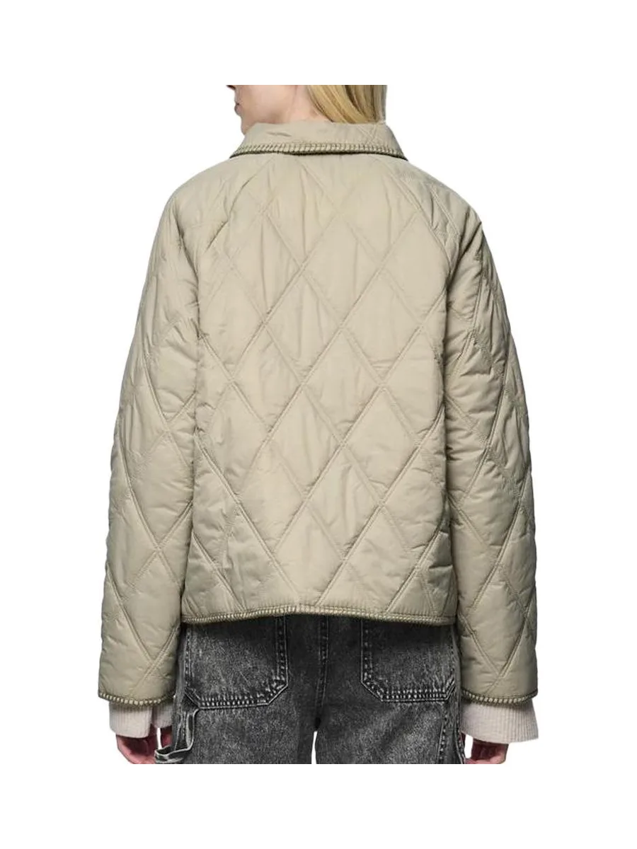 Veste Kaki Femme Pieces Naima 3