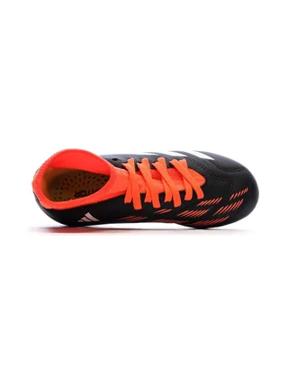 Chaussures de football Noir/Rouges Garçon Adidas Predator Club 4