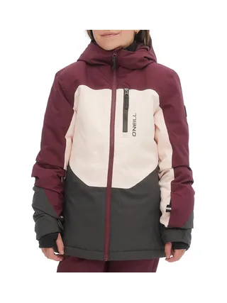 Veste de ski junior Bordeaux/Rose/Gris Fille O'Neill Carbonite 1