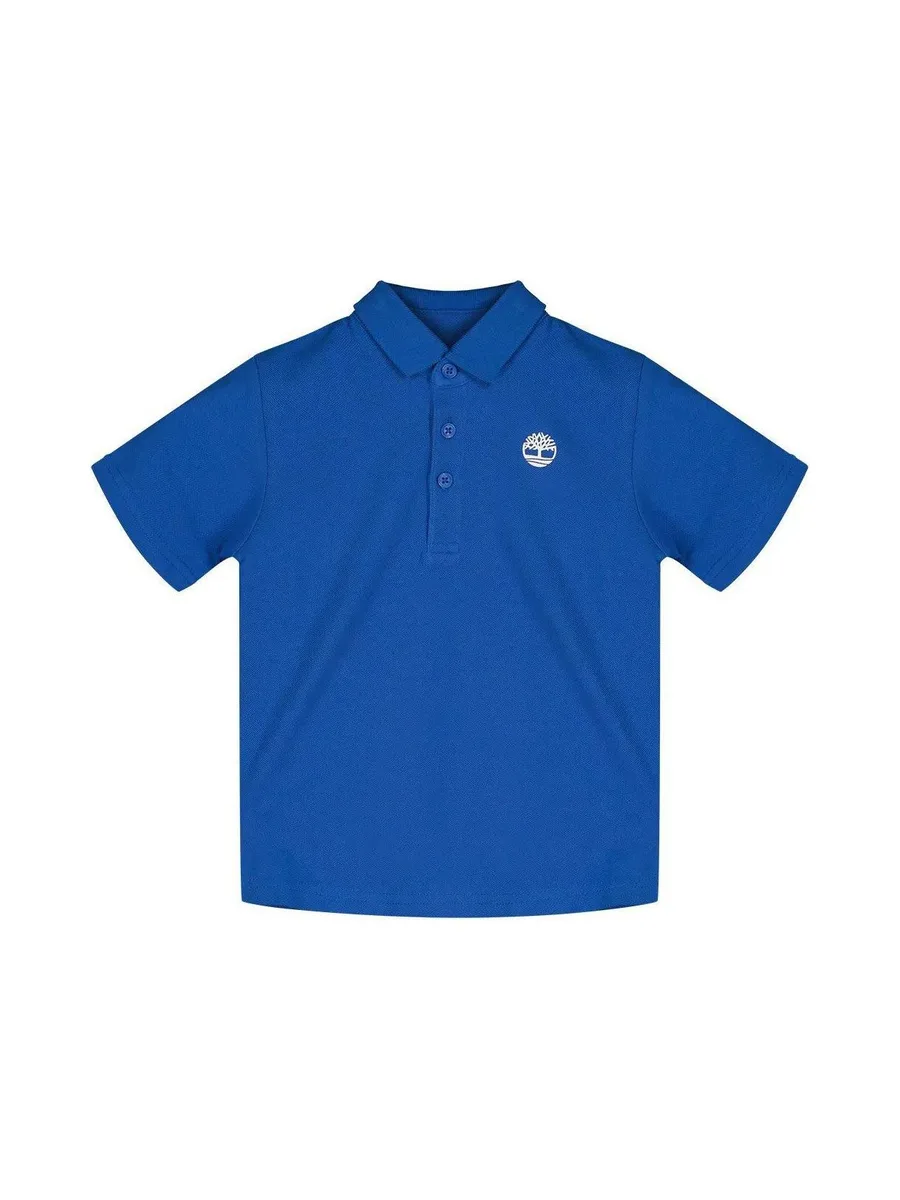 Polo Bleu électrique Garçon Timberland T604371 2