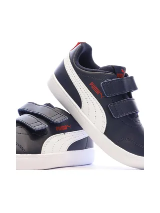 Baskets Marine Garçon Puma Courtflex V2 7
