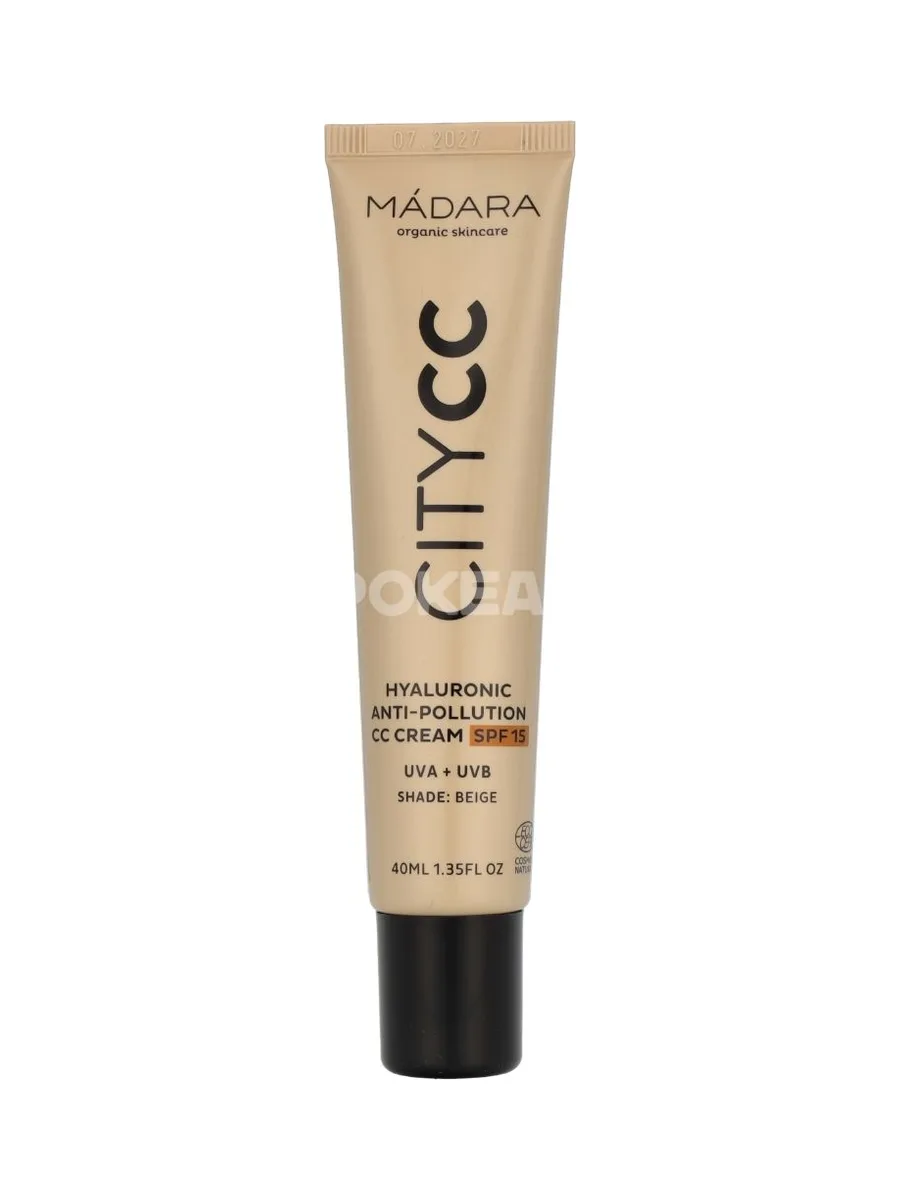 Madara CityCc Hyaluronic Anti-Pollution Cream CC SPF 40ml - 15 Beige 2