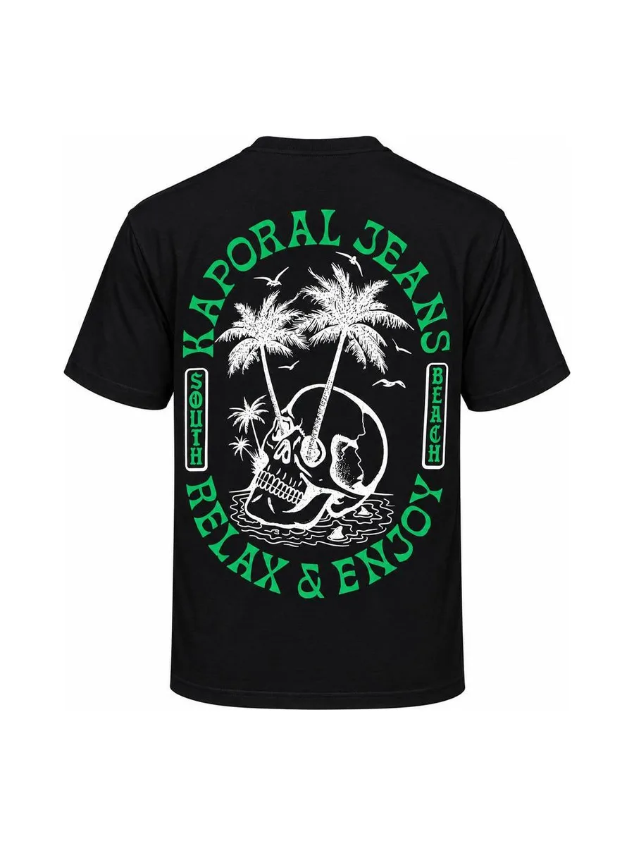 T-Shirt Noir Homme Kaporal Till 3