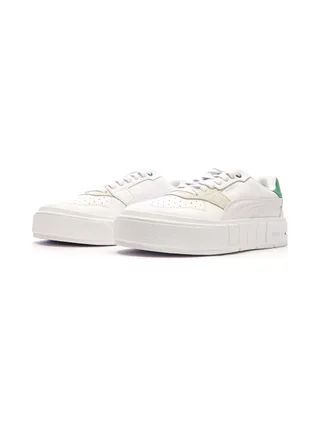 Baskets Blanches/Vertes Femme Puma Cali Court 6