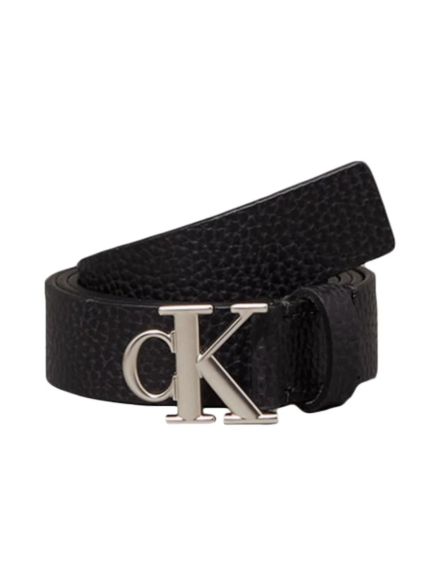 Ceinture Noire Femme Calvin Klein Jeans Monogram - T 2
