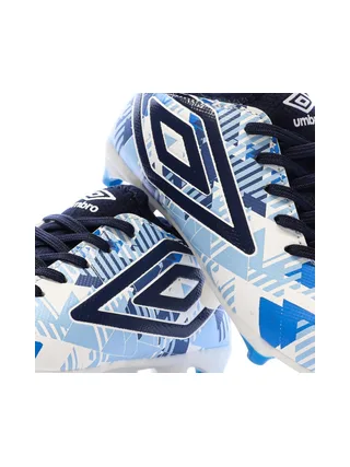 Chaussures de Football Bleu/Blanc Garçon Umbro For FG 7