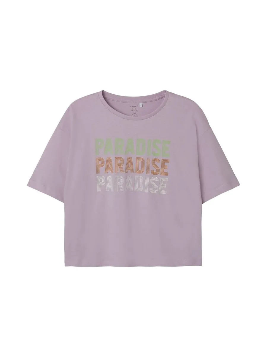 T-shirt Mauve Fille Name it Mlasso 2