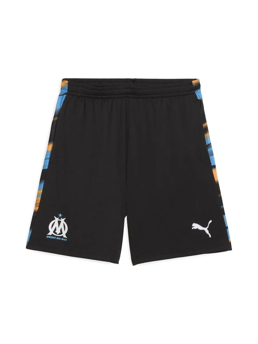 OM Short de Football Noir Homme Puma Faster 2