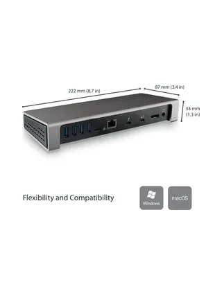 StarTech.com Dock Thunderbolt 3 - SD - D 8