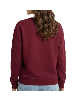 Sweat Bordeaux Femme Calvin Klein Jeans Archive 2