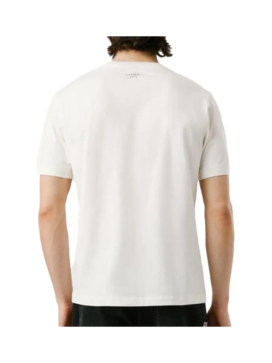 T-Shirt Blanc Homme Pepe jeans Tharky 3