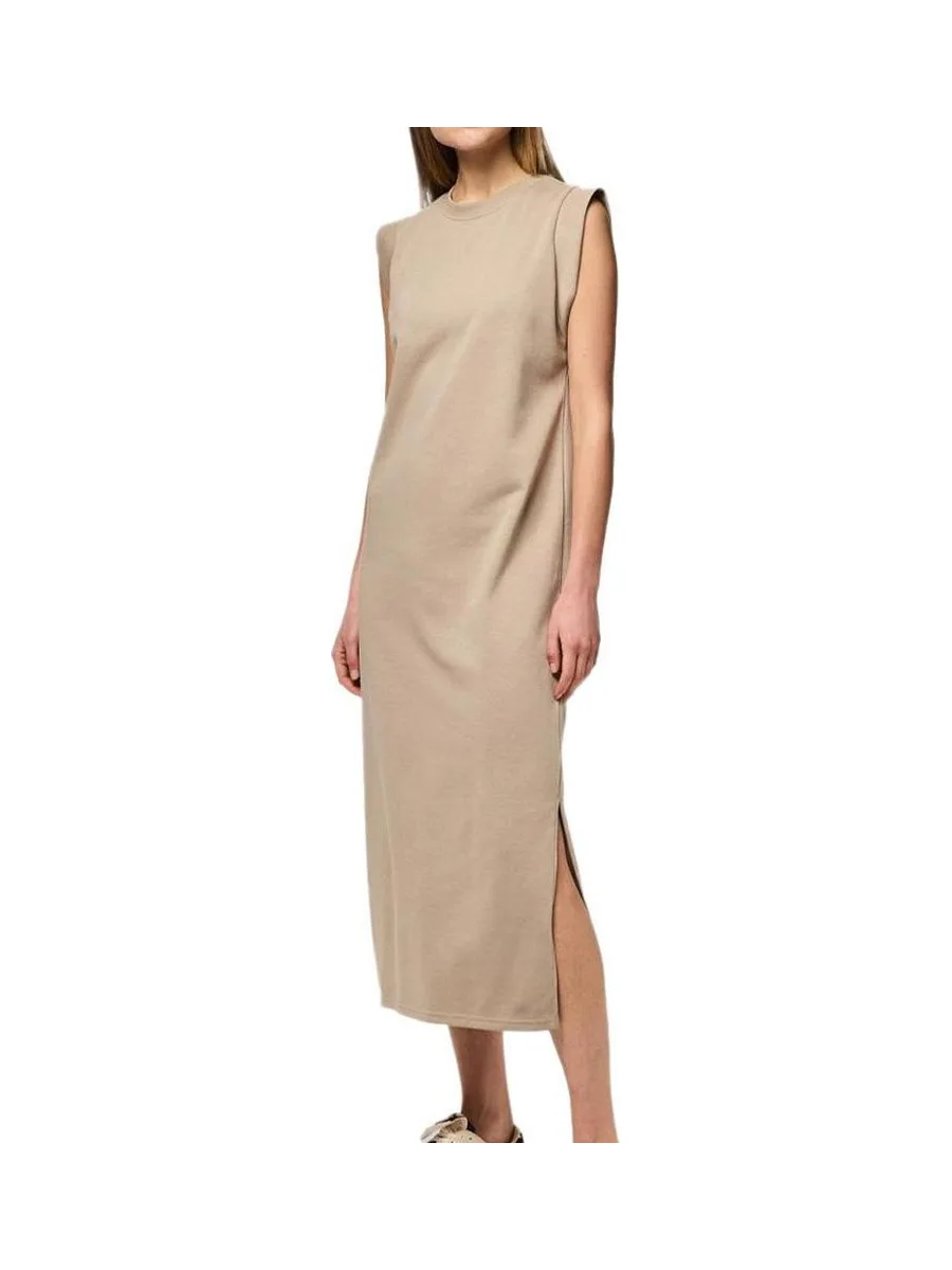 Robe Beige Femme Pieces Summer 2