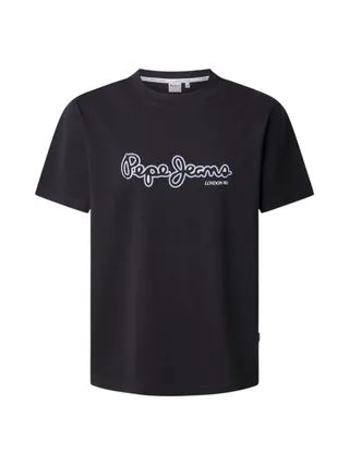 T-shirt Noir Homme Pepe jeans Dorian 1