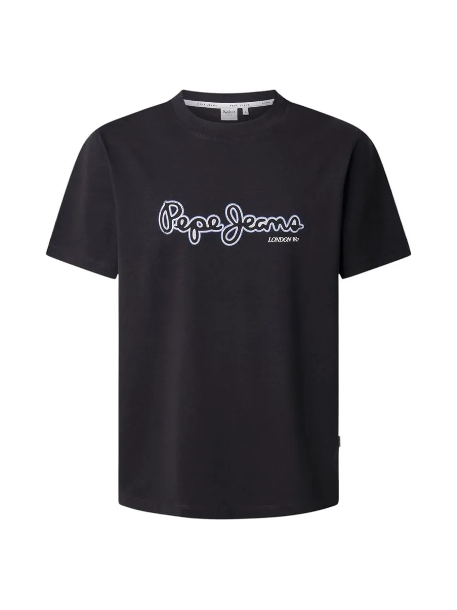 T-shirt Noir Homme Pepe jeans Dorian 2