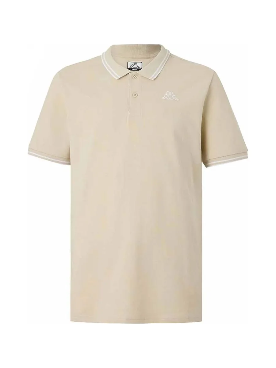 Polo Beige Homme Kappa Logo Korpo 2