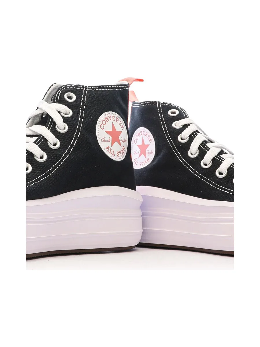 Baskets Noir/Rose Femme Converse All Star Move Platform 8