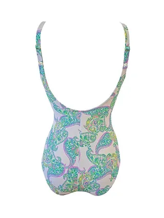 Maillot de bain Vert/Blanc/Rose Femme Grain de Sable Naka 2