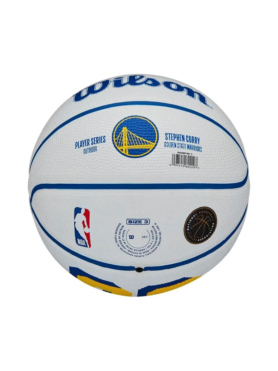 Ballon de Basketball Blanc Wilson Curry 4