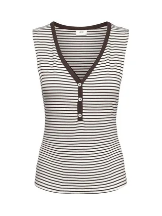 Débardeur Noir/Blanc à rayures Femme JDY Sissy 1