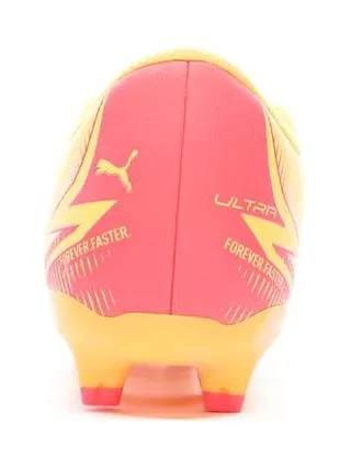 Chaussures de Foot Orange Junior Puma Ultra Play FG/AG 3