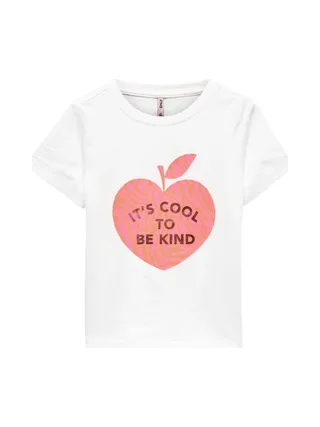 T-shirt Blanc Fille Kids Only Maggie 1